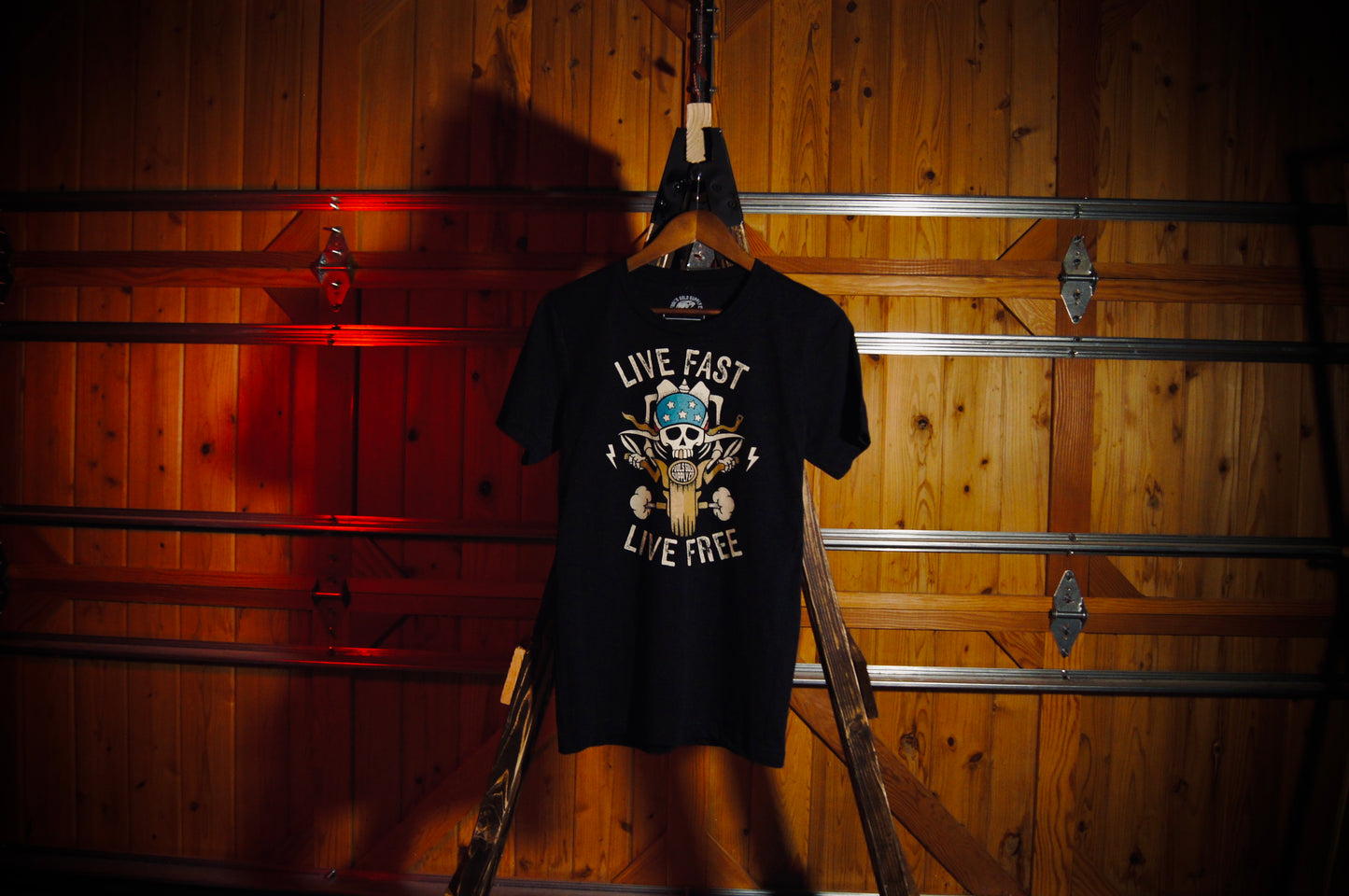 Live Fast Live Free Unisex T-Shirt - Front Graphic