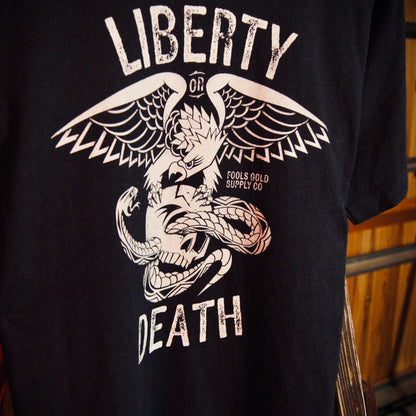 Liberty or Death Unisex T-Shirt - Front Graphic