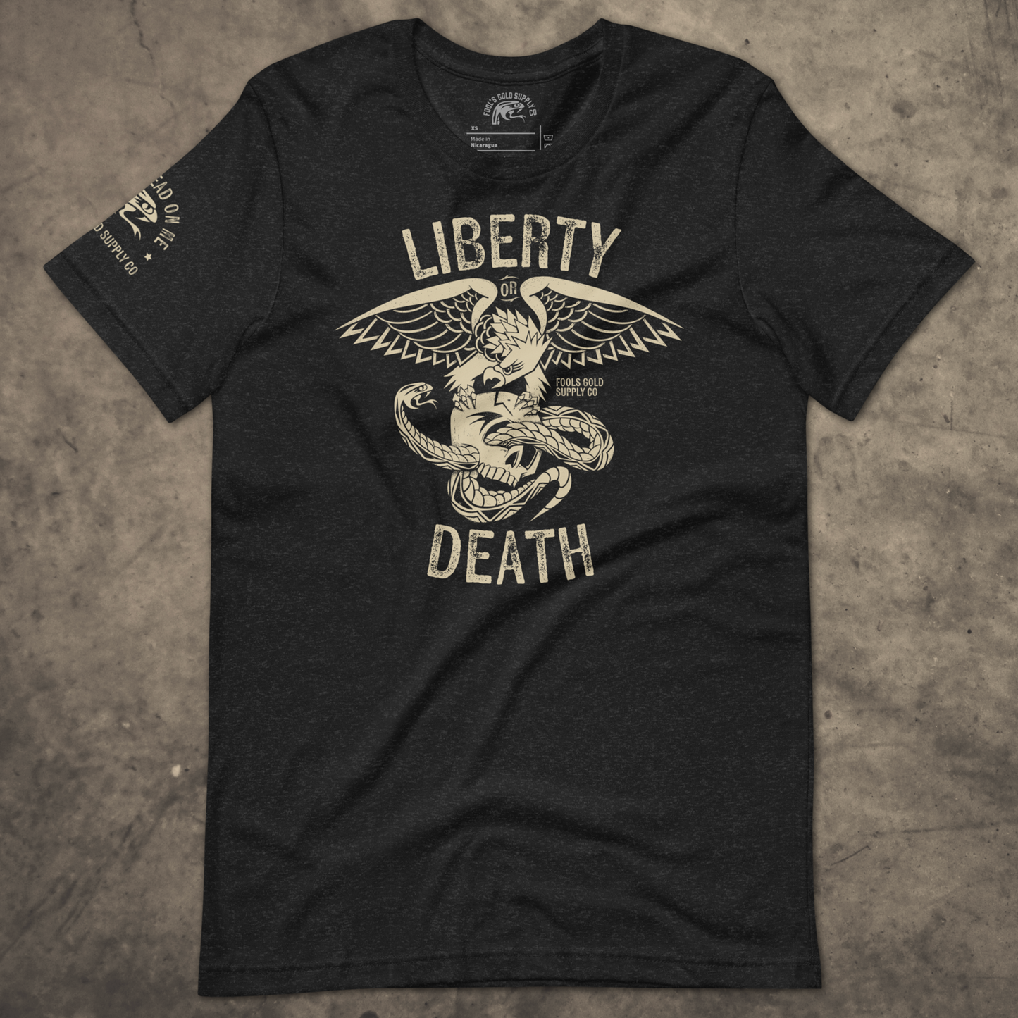 Liberty or Death Unisex T-Shirt - Front Graphic