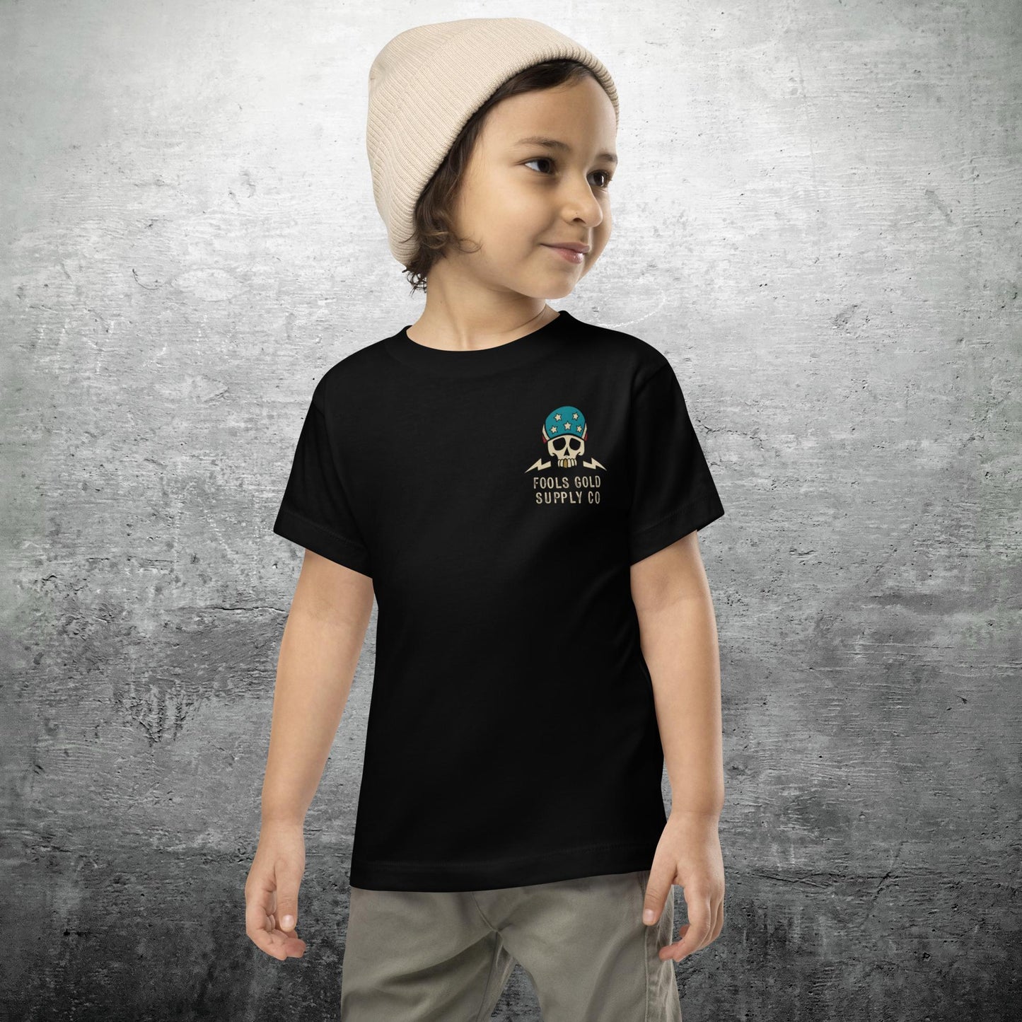 Live Fast Live Free Toddler Short Sleeve Tee - Back Graphic